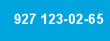 927 123-02-65